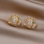 Disain Moeehted 14K kullatud peen Luksuslik tsirkoonist leopardk&otilde;rvar&otilde;ngad Elegantsed naiste peo l&auml;ikivad aksessuaarid kuld