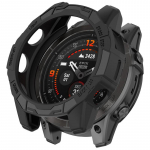 TPU kaitsekate Garmin Fenix ​​E pehmest silikoonist p&otilde;rkeraua &uuml;mbrise tarvikud fenix E 47 mm kaitse&uuml;mbrise korpusele Garmin Fenix E 47mm must