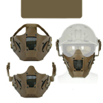 Tactical Iron Warrior Mask Half Face Module Taktikalise maski &uuml;hev&auml;rviline versioon None parkkoor