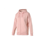 Voodriga treeningsarja fliisist lahtine kapuutsiga spordijakk naistele Jakk Udune-Roosa-Roosa AWDQ612-2 S