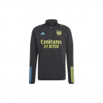 Adidas Arsenal Tiro 23 treeningtopp kirjaliku triiptr&uuml;kiga Meeste topid Must HZ2183 L