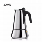 4/6 tassi roostevabast terasest Itaalia top Moka espresso Cafeteira Expresso perkolaator pliidiplaadiga kohvimasin Moka pott