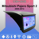 Autoraadio Android Auto Carplay Mitsubishi Pajero Sport 2 2008-2013 jaoks Multimeediapleier Peaseade Stereo GPS-navigatsioon BT WIFI 1+16GB 1+16GB