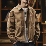 Detroit Tooling meeste jope, Ameerika retro, trendikas br&auml;ndi puuvillane vabaaja meeste jope, Ruffian Handsome M