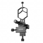 Apexel APL-F003 universaalne telefonikinnitus teleskooptelefoni telefonitoru digiskoop-adapteri 3-teljelisele must