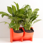 Vastupidav lillepott Virnastatav vertikaalne istutusmasin Seinale riputatav lillepott aia r&otilde;dutaime jaoks Kodukaunistuseks Sukulendid Bonsai pott