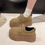 Moodsad Platvormil Suede Naiste Madalad Kingad Moodsad Vabaaja Tossud Naine 2025 Trend K&otilde;ndimis Spordijalatsid Mugavad S&uuml;gisesed Zapatillas De Mujer 35 khaki
