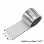 Peegelmosaiikplaatide kleebised ise isekleepuvad miniruudukujulised akr&uuml;&uuml;list seinakleebis 4*60cm h&otilde;be