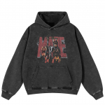 Streetwear Retro Dobermann Graphic pestud must &uuml;lisuur unisex Y2K dressipluus S must