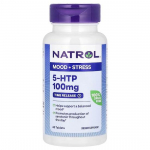 Natrol- 5-HTP, Aeglane vabanemine, Eriti tugev, 100 mg, 45 tabletti