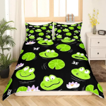 Multikas Konn Tekikoti Komplekt Heleroheline Multikas Konnad Armas Kiil Loom Voodipesukomplekt Lapsele &Uuml;heinimesevoodi Suurus Pol&uuml;ester Tekikott 70x133cm 2pcs green