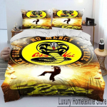 3D Cobra Kai Amanda TV Karate Tekikott Voodipesukomplekt, Tekikott Voodikomplekt Tekikott Padjap&uuml;&uuml;r, Kuninga Suuruses Queen Suuruses Voodipesukomplekt lapsed EU Single 135x200cm