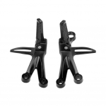 2tk Mootorratta mootorratta kokkuklapitavad jalatoed Jalatoed CNC alumiiniumist universaalsed jalatoed tihvtid tagumised pedaalid