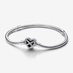 Pandora Moments Sparkling Infinity Heart Clasp Snake Chain K&auml;ev&otilde;ru 18 cm h&otilde;be