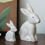 2 tk Puidust j&auml;nku kuju kirjutuslaud dekoratsioon majapidamiseks kingitus kunst k&auml;sit&ouml;&ouml; skulptuur looma kujuke