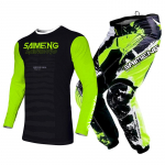motokrossi k&auml;igukomplekt lastele 4 5 6 7 8 9 10 11 12 13 aastat Noor laps Mootorrattapoiss t&uuml;druk Jersey Pant Kits v&otilde;istluskost&uuml;&uuml;m Off-road Enduro MX MTB XL-26