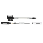 Kleem Organics, eyelash & eyebrow, enhancing serum set, 3-piece set black