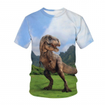 Suvemood Jurassic Park Dinosaurus 3D Prindiga Laste T-s&auml;rk Vabaaja T-s&auml;rk Poisid T&uuml;drukud Unisex Lasteriided T-s&auml;rk Topid 150