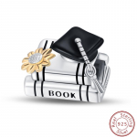 L&otilde;petamissarja 925 prooviga h&otilde;be bakalaureuse m&uuml;ts sertifikaat lilled amuletsid helmed sobivad Pandora originaal k&auml;ev&otilde;rudele DIY ehted