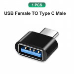 C-t&uuml;&uuml;pi USB-C-adapter mikro- ja mini-USB-&uuml;henduse vahel.