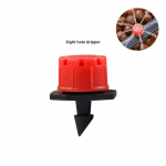 8-auguline reguleeritav punane tilguti koduaia niisutamiseks 8-hole adjustable flow dripper punane