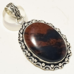 Marconi Jasper Gemstone Handmade Ethnic Design Gift Jewelry Pendant 1.9 f8b30