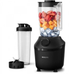 Blender - PHILIPS - Daily HR2041/41 - 4 lames ProBlend 4 &ndash; Capacit&eacute; maximale de 1,9L &ndash; 450 W - 1 vitesse - Fonction pulse - Noir