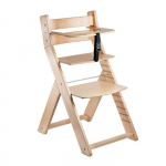 Chaise haute &eacute;volutive LUCA naturel