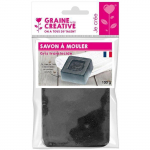 Savon &agrave; mouler - Graine cr&eacute;ative - Translucide gris - 100 g - Sans parab&egrave;ne
