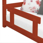 Barri&egrave;re de lit enfant TRUSTY rouge brique