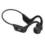 Juhtmevabad spordi Bluetooth k&otilde;rvaklapid ei ulatu k&otilde;rva sisse, vaid asetsevad k&otilde;rva peal ja kasutavad &otilde;hujuhtivust. must