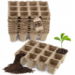 KADAX Doniczki Torfowe Rozsadowe Biodegradowalne Rozsady Sadzonki 10x12szt