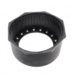 Akvalangipaagi paagi lameda p&otilde;hjaga akvalangi silindri paagi pagasiruumi &uuml;mmargune kummist paagiruumi sukeldustarvikud 12-liitrise gaasiballooni jaoks must