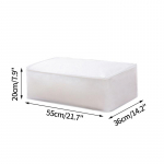 Valged kokkupandavad hoiukotid, riidetekk, tekk, kampsuni korraldaja, karp, t&otilde;mblukk, niiskuskindel, voodialune kappide korraldaja