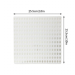 Perforeeritud seinapaneelist seinakorralduss&uuml;steem DIY perforeeritud seinapaneeli tarvikud riputatav riiul ilma puurimiseta plastist hoiuriiul paneel riputuskonksud