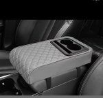 Universaalne auto k&auml;etugi topsihoidja ja panipaiguga - Mugav k&uuml;&uuml;nartoetus ja k&otilde;rgenduspadi