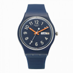 SwAtch So28i700 olulised trendikad jooned &ouml;&ouml;sel naiste S uretaanist k&auml;ekell SO28I700