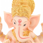Kuldne Lord Ganesha Buddha kuju Elevandijumal skulptuurid Ganeshi kujukesed
