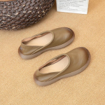 2024 Vasikanahast baleriinad rasedatele naistele, madalad kingad, naiste l&uuml;hikesed tavalised mokassiinid, laia varbaosaga mokassiinid, naiste muudetavad kingad CN 38 must