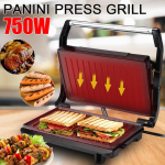 750 W 220 V majapidamises kasutatav minipihvimasin Hamburger Praemuna Panini elektriline v&otilde;ileivak&uuml;psetaja Kahe kleepuva pinnaga grillr&ouml;ster
