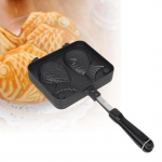 2 Vormi Taiyaki Kalakujuline Kaheksajala Pallid Vahvlik&uuml;psetusplaat Mittekleepuv Koogi K&uuml;psetusvorm DIY K&ouml;&ouml;gitarbed Magustoidu K&uuml;psetusn&otilde;u Plaat must