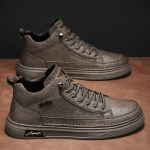 Klassikalised meeste nahast vabaajajalatsid Kevadised Uued k&otilde;rge platvormiga kingad Loaferid Luksuslikud Briti &auml;ristiilis k&otilde;ndimisjalatsid Masculino 39 khaki