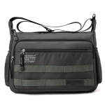 Meeste suure mahutavusega kerge kulumiskindel Oxfordi kott &otilde;lakott vabaaja crossbody kott hall