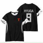 Kapten Tsubasa Hyuga Lenders Jalgpall Jalgpall Cosplay T-s&auml;rk Jersey Jaapan Tiiger Joonisfilm Animatsioon Prindiga Kiiresti Kuivav Vintage L&uuml;hikeste Varrukatega Vorm 2XS