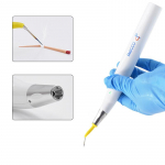 Dental Endo Gutta Percha Obturation Pen Fast Heating in 3 Seconds Heated Pen with Ball Cutting Tip/ Pusher Tip Dental GP Cutter EU Plug valge