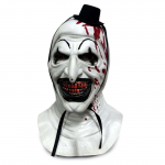 T&auml;iskasvanute terjerikunst klouni mask hirmutav klouni mask Halloweeni cosplay t&auml;ispea kost&uuml;&uuml;mide rekvisiidid One Size