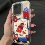 Akriilist telefoni&uuml;mbris iPhone 11 13 16 ProMax jaoks &Uuml;mbris iPhone 13 14 15 ProMax 12 13 ProMax jaoks Samsung A55 A05S A54 A06 S22 A15 S23 A12 A22 A52S Joonisfilm iPhone 11 must