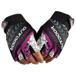Unisex Outdoor Sports Riding Gloves tight Non-slip Absorption Wear Mitten Free size sinine