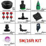 Kastmiss&uuml;steem Aiat&ouml;&ouml;riistad Tilkkastmiskomplektid Automaatne Kastmine Voolik Reguleeritav Mugav Paigaldus Vee S&auml;&auml;stmine