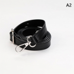 K&auml;ekotid Aksessuaarid 130 cm pikkune reguleeritav Pu-nahast kotirihm Crossbody jaoks 1,8 cm lai &otilde;lakoti rihma vahetus